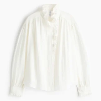 H&M Frill-trimmed blouse
