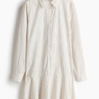 H&M ポプリンシャツドレス