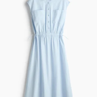 H&M ドローストリングディテールシャツドレス