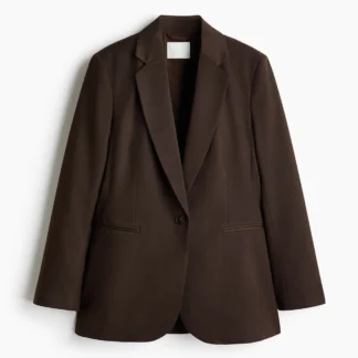 H&M シングルブレスト ツイルブレザー