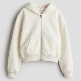 H&M フルジップ裏起毛スウェットパーカ