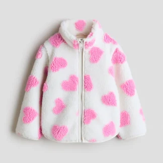 H&M パターンテディジャケット