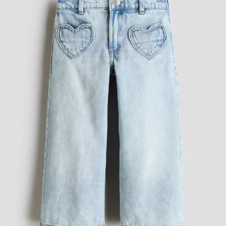 H&M ルーズフィットワイドレッグデニム
