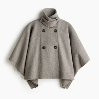 H&M 起毛ケープジャケット