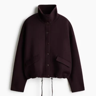 H&M ドローストリングディテール スキューバジャケット