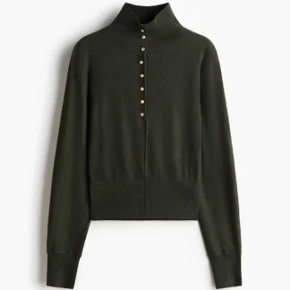 H&M ファインニット ハイネックセーター