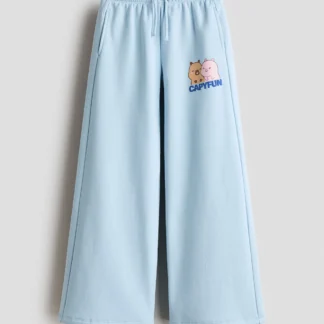 H&M プリントデザインジョガーパンツ
