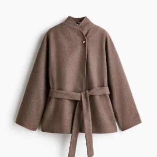 H&M オーバーサイズ フェルトコート