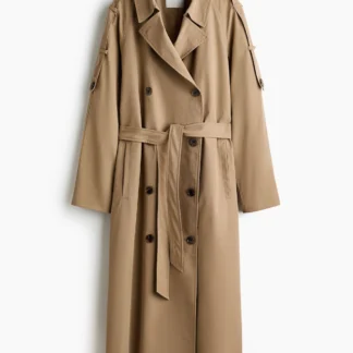 H&M ダブルブレストトレンチコート