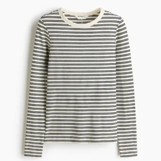 H&M 長袖リブトップス