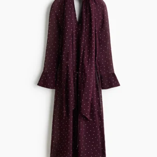 H&M Scarf-collar dress
