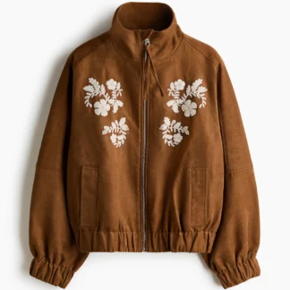 H&M モチーフデザインフライトジャケット