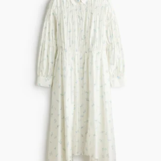 H&M ギャザーシャツドレス