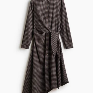 H&M タイディテールシャツドレス