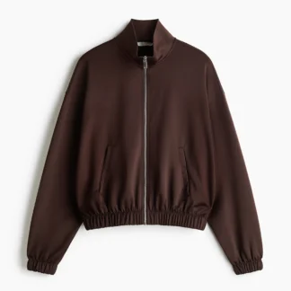 H&M ファインリブトラックジャケット