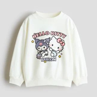 H&M プリントデザインスウェットシャツ