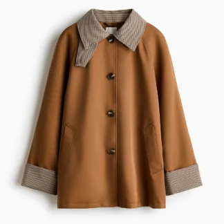 H&M 襟付きコート