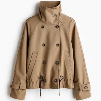 H&M ファネルカラートレンチコート