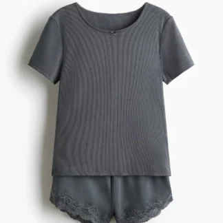 H&M コットンジャージーパジャマ