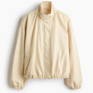 H&M バルーンスリーブ ファネルカラージャケット