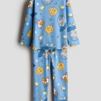 H&M プリントコットンパジャマ