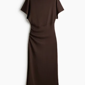 H&M バタフライスリーブニットワンピース