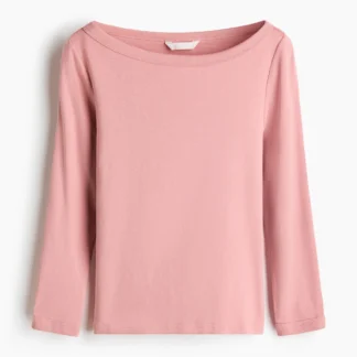 H&M 長袖ボートネックトップス