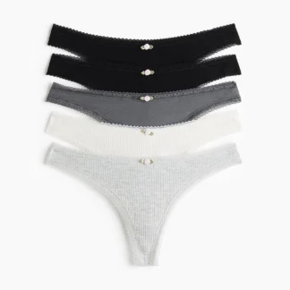 H&M Thongショーツ 5枚セット コットン