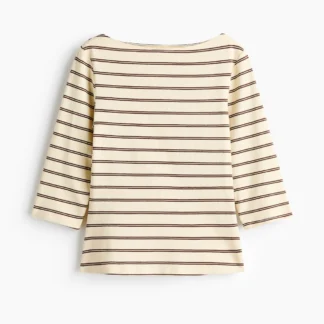 H&M Fitted boat-neck top