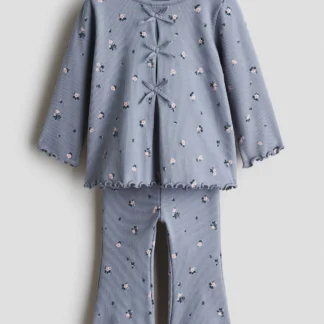 H&M コットンリブ2アイテムセット