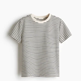 H&M コットンジャージーTシャツ