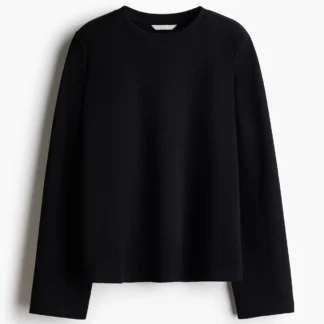 H&M コットンジャージートップス