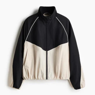 H&M オーバーサイズトラックジャケット