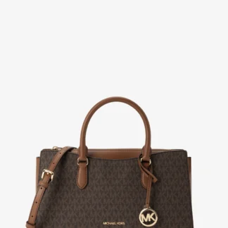 Michael Kors ARDEN トップジップ サッチェル ミディアム - MKシグネチャー