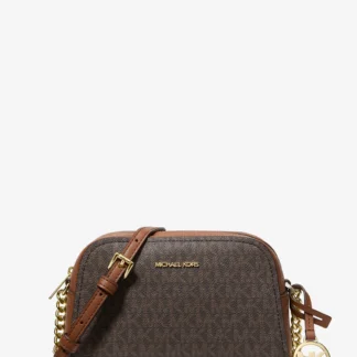 Michael Kors Ashton жижиг хэмжээтэй, брэндийн хээтэй мөрөндөө тохдог зургийн аппаратын цүнх
