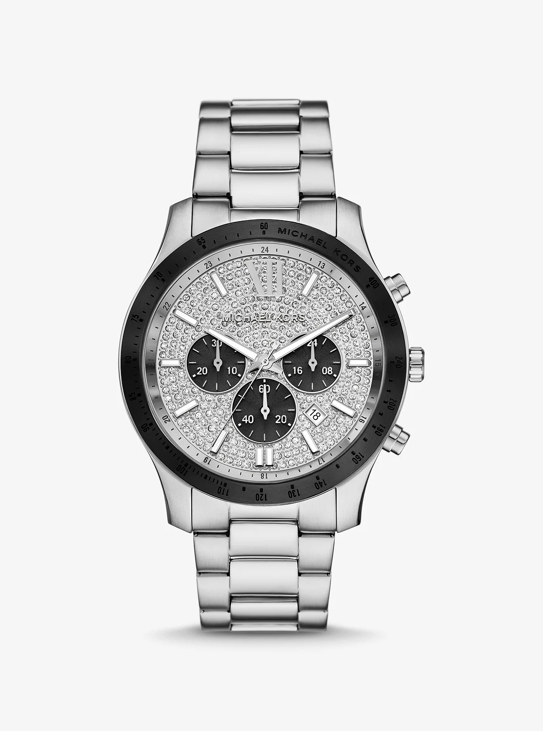 Michael Kors BERKLEY シルバー グリッツ ウォッチ