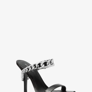 Michael Kors BIANCA エンベリッシュ レザー サンダル