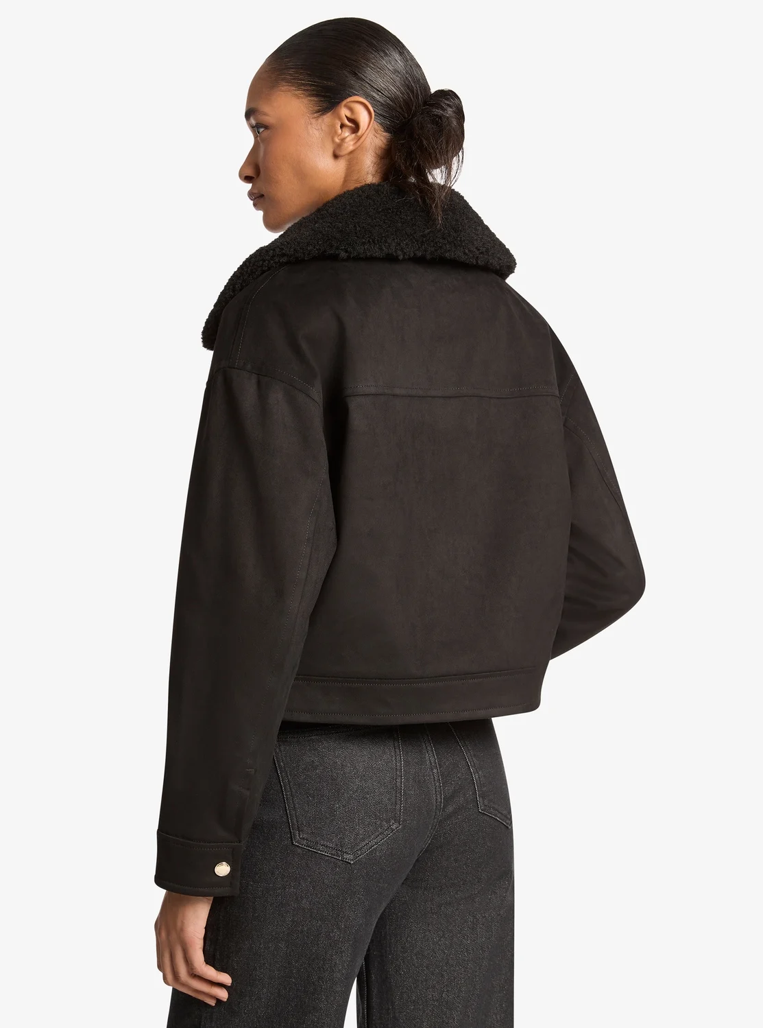 Michael Kors Boa Jacket (FAUX SUEDE) - Image 2