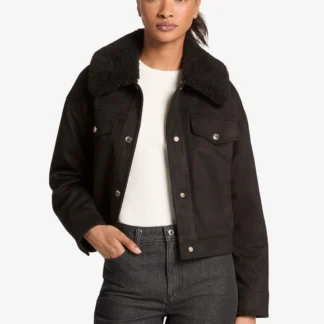 Michael Kors Boa Jacket (FAUX SUEDE)
