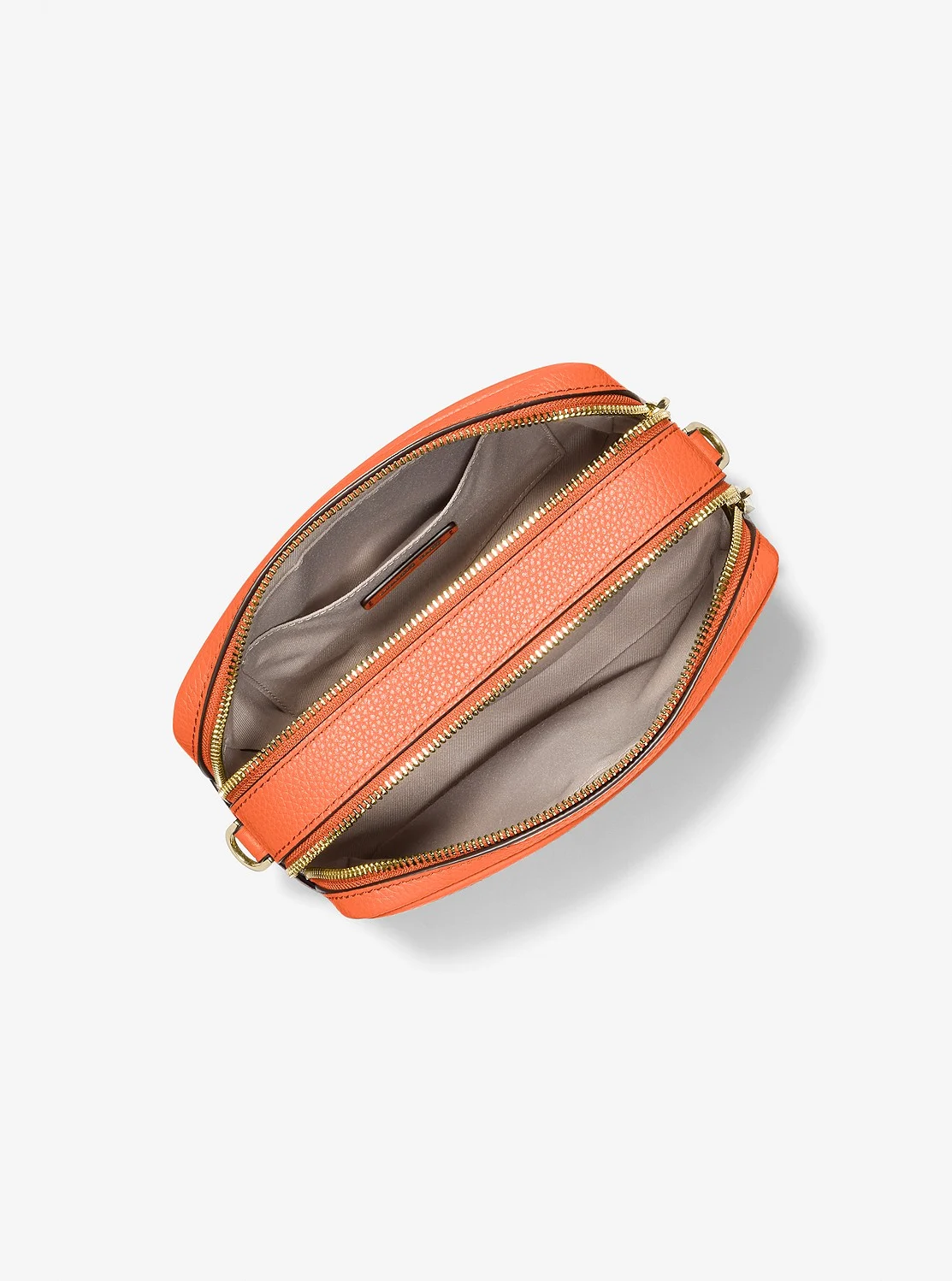 Michael Kors BRYANT ぺブルレザー ダブルジップ チェーン カメラ クロスボディ ミディアム - Image 2