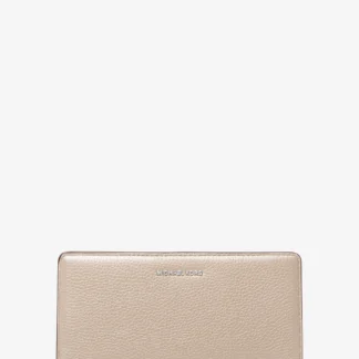 Michael Kors BRYANT ペブルレザー スリム スナップ ウォレット ラージ