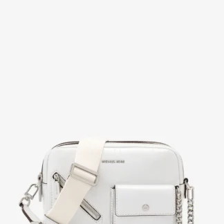 Michael Kors BRYANT ペブルレザー カメラ クロスボディ ミディアム