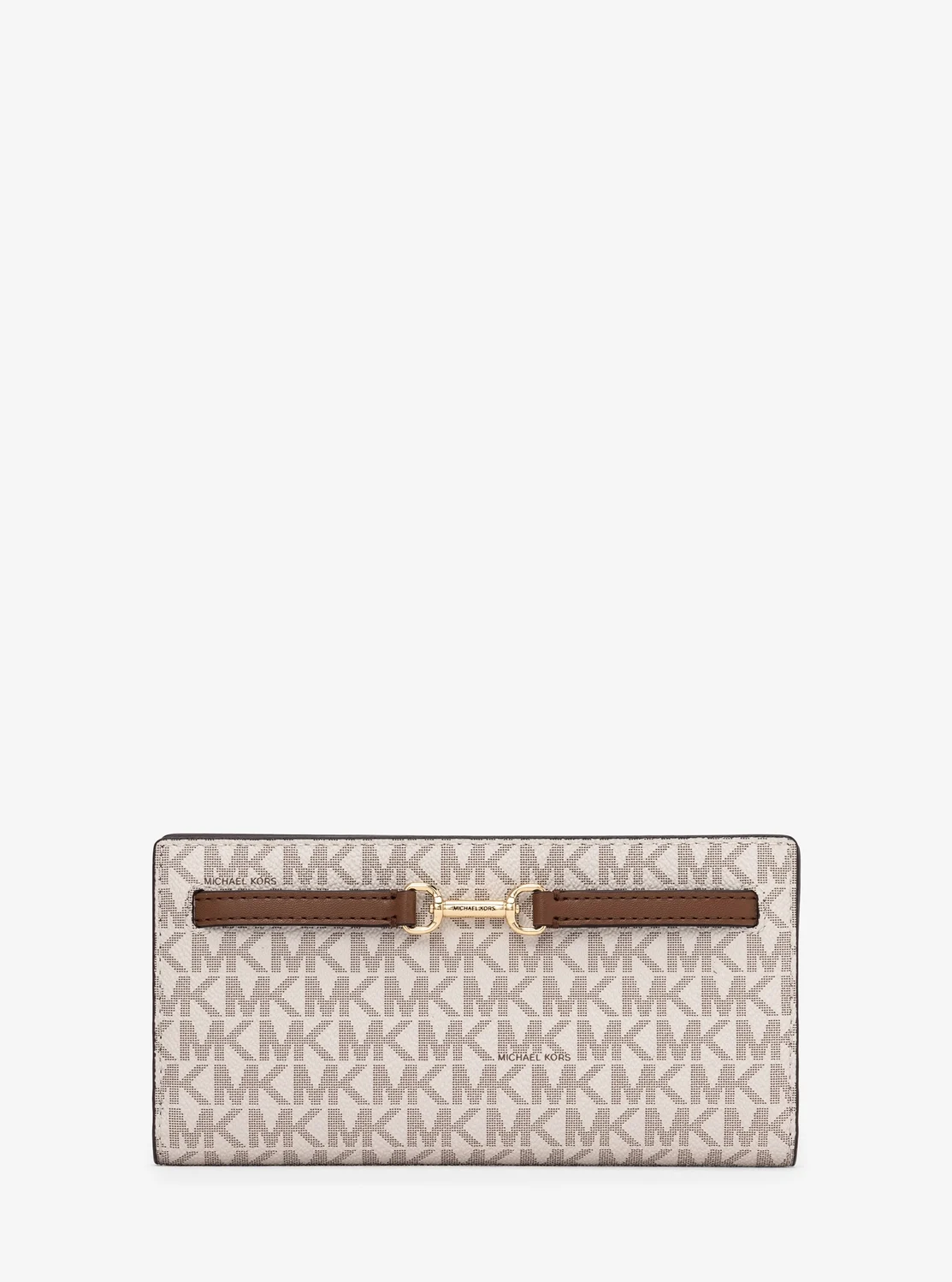 Michael Kors CARSON スナップ ウォレット ラージ - MKシグネチャー