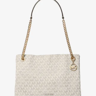 Michael Kors CHRISTINA CHRISTINA トリプルガセット ショルダーバッグ ミディアム - MKシグネチャー