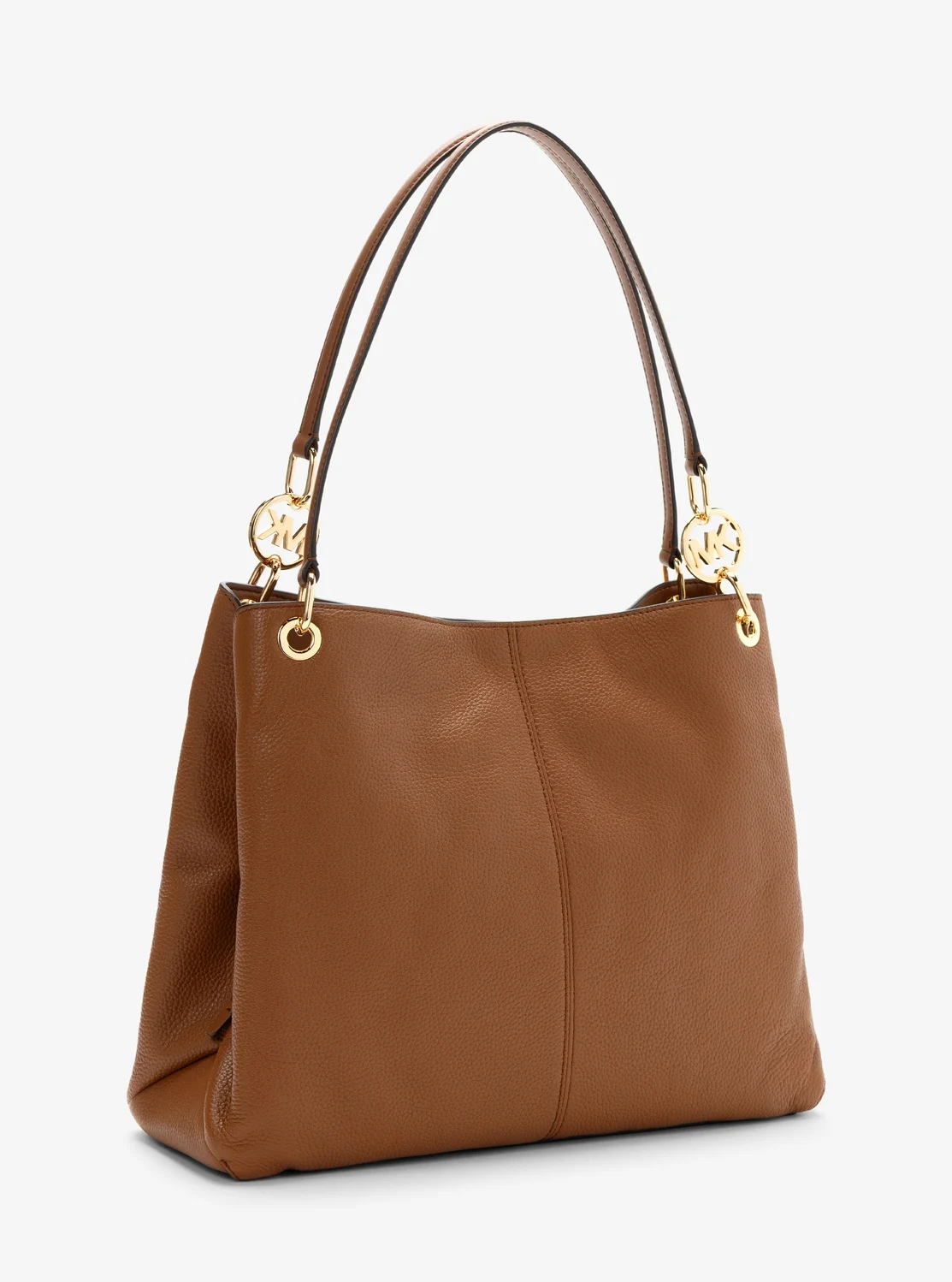 Michael Kors CHRISTINA ぺブル レザー トリプル ガセット ショルダー トート ラージ - Image 3