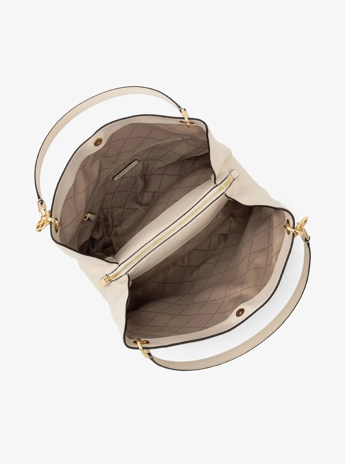 Michael Kors CHRISTINA ぺブルレザー トリプルガセット ショルダートート ラージ - Image 2