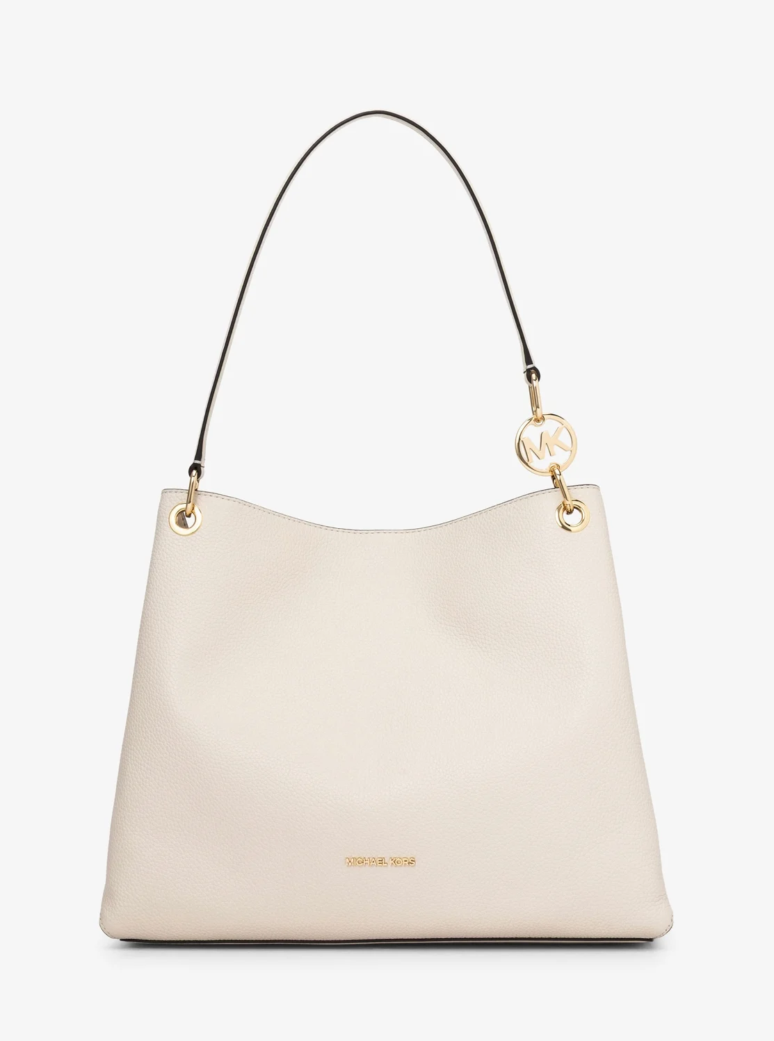 Michael Kors CHRISTINA ぺブルレザー トリプルガセット ショルダートート ラージ