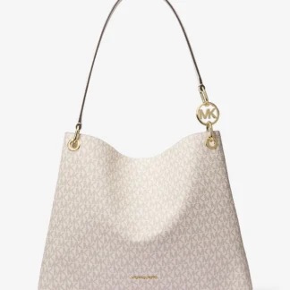 Michael Kors CHRISTINA トリプルガセット ショルダートート ラージ - MKシグネチャー