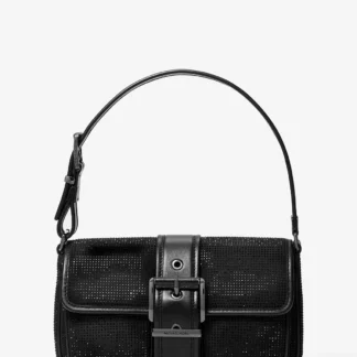Michael Kors COLBY エンベリッシュ スエード ショルダー ミディアム