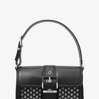 Michael Kors COLBY グロメット レザー ショルダー ミディアム